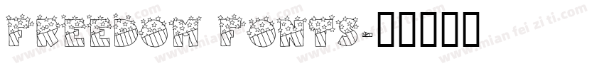 Freedom Fonts字体转换